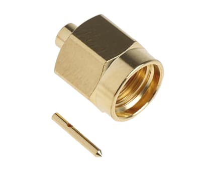Product image for Solder SMA straight plug for RG405 cable
