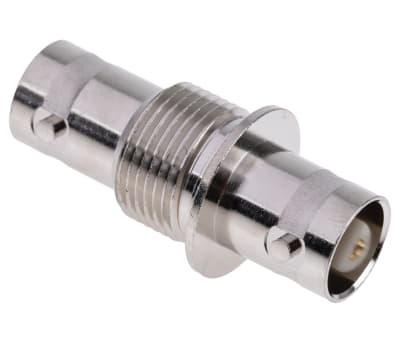 Product image for Std through hole bulkhead socket,50ohm