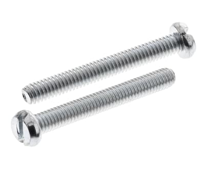 Product image for Slotted cheesehead steel screw M2.5x20mm