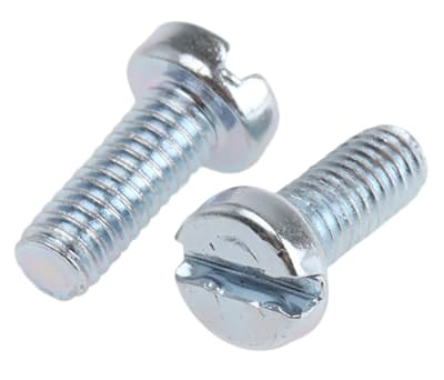 Product image for Slotted cheesehead steel screw M4x10mm