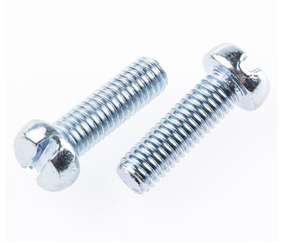 Product image for Slotted cheesehead steel screw M5x16mm