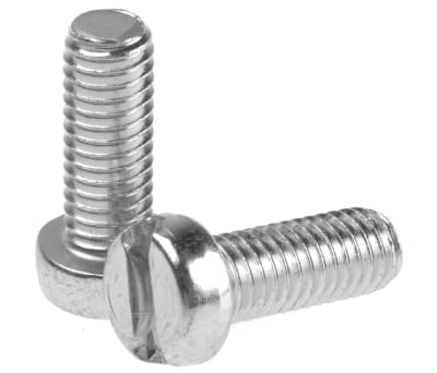 Product image for Slotted cheesehead steel screw M6x16mm