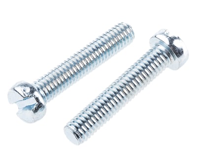 Product image for Slotted cheesehead steel screw M6x30mm