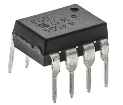 Product image for OPTO-ISOLATOR,HCPL4504 2500VAC/25MA DIP8