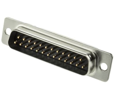 Product image for CONNECTOR, D-SUB, PLUG, 25POLE