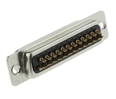 Product image for CONNECTOR, D-SUB, PLUG, 25POLE