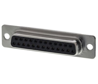 Product image for CONNECTOR, D-SUB, SOCKET, 25POLE