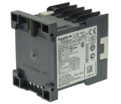 Product image for Schneider Electric TeSys K LC1K 3 Pole Contactor - 9 A, 24 V ac Coil, 3NO, 4 kW