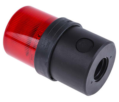 Product image for Schneider Electric Harmony XVB Red LED Beacon, 24 V ac/dc, Steady, Base Mount