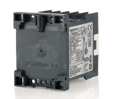 Product image for 4 Pole Contactor,20A,24Vdc,Screw Clamp