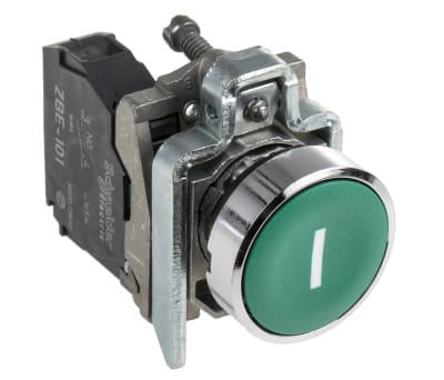 Product image for PUSHBUTTON SWITCH,GREEN,1NO,IP66