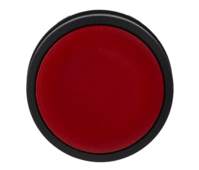 Product image for Push button Red 1NC Flush, Plastic