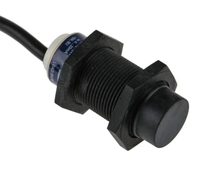 Product image for Telemecanique Sensors M18 x 1 Inductive Sensor - Barrel, Analogue Output, 8 mm Detection, IP67, Cable Terminal