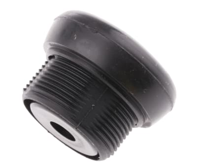 Product image for Round green head for push button, booted