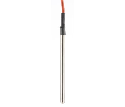 Product image for PT100 sensor,6mm dia,100mm length,4 wire