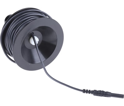 Product image for Test lead extension reel 12m,black