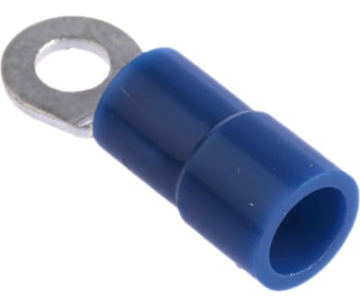 Product image for Blue M3 ring terminal,1.5-2.5sq.mm wire