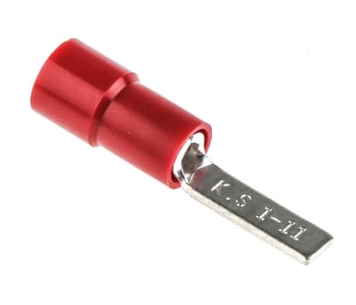 Product image for Red crimp blade terminal,3mm W