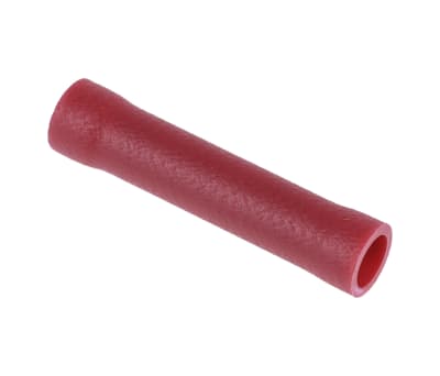 Product image for Red butt splice,0.5-1.5sq.mm wire size