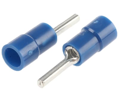 Product image for Blue crimp pin connector,1.5-2.5sq.mm