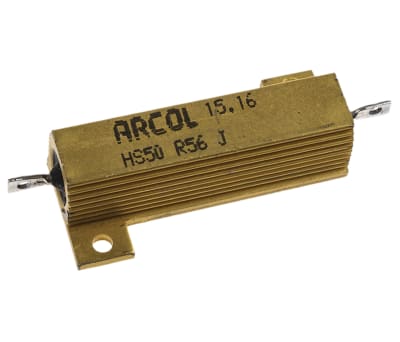 Product image for HS50 AL HOUSE WIREWOUND RESISTOR,R56 50W