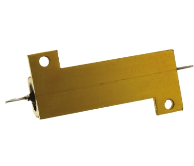 Product image for Arcol HS50 Series Aluminium Housed Axial Wire Wound Panel Mount Resistor, 24Ω ±5% 50W