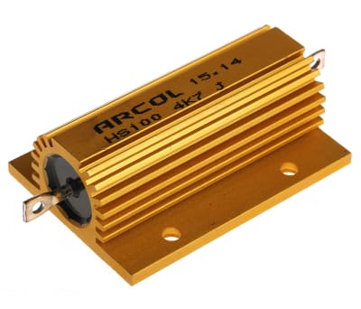 Product image for HS100 AL HOUSE WIREWOUND RESISTOR, 4K7