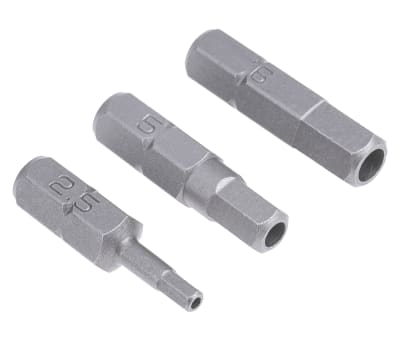 Product image for Tamperproof hex power tool bit set