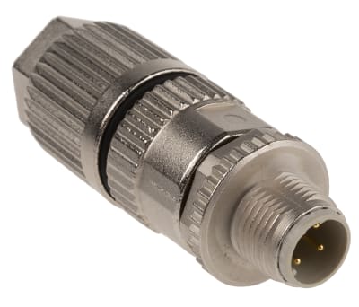 Product image for Connector, M12 Ethernet , Strt, M