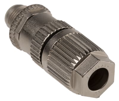 Product image for Connector, M12 Ethernet , Strt, M