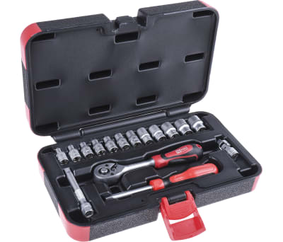 Product image for 16 piece 1/4in socket set