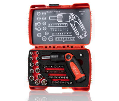 Product image for 46 piece screwdriver and socket set