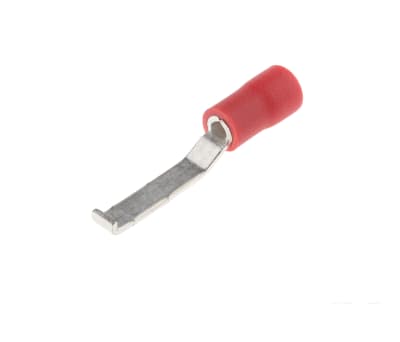 Product image for Red hook blade crimp conn w/3mmPVC insul