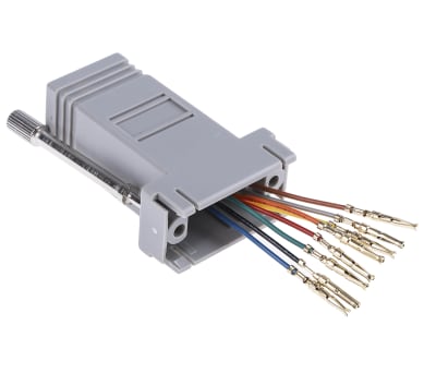 Product image for RJ45 to 9 way D skt.