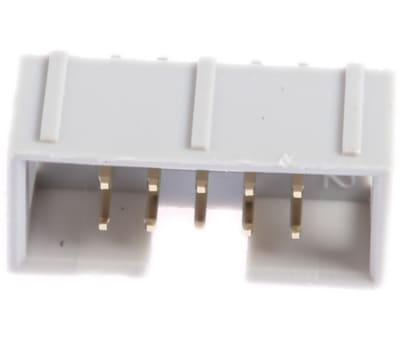 Product image for 10way IDC straight boxed header,20.6mm L