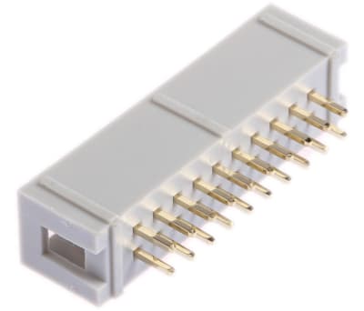 Product image for 20way IDC straight boxed header,25.7mm L