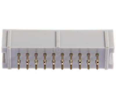 Product image for 20way IDC straight boxed header,25.7mm L