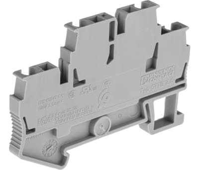 Product image for Double level term block,STTB2.5,grey