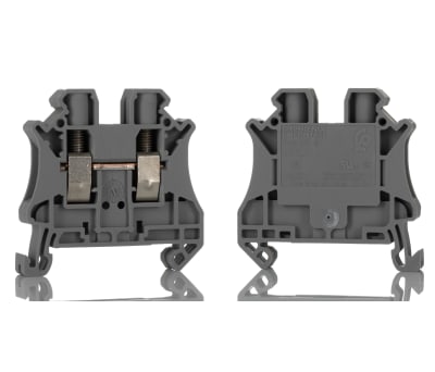 Product image for Din rail terminal block,UT6,grey