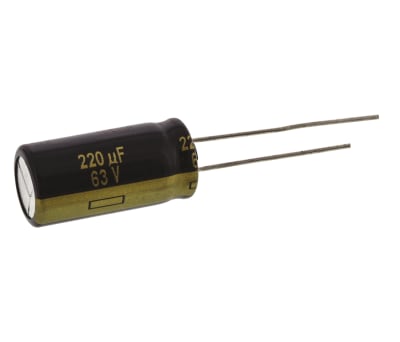 Product image for FC RADIAL ELEC CAP, 220UF 63V