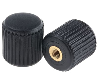 Product image for knurled thumb knob,polyamide,M5