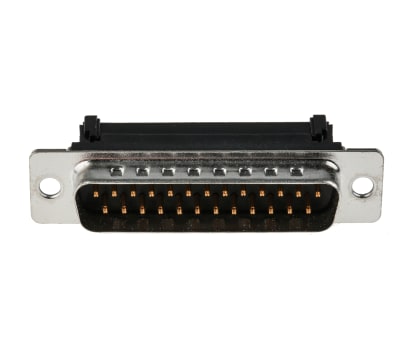 Product image for RS PRO 25 Way Cable Mount D-sub Connector Plug, 2.77mm Pitch