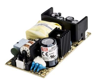 Product image for Mean Well, 50W Embedded Switch Mode Power Supply SMPS, 5V dc, Open Frame, Medical Approved