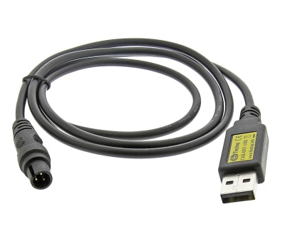 Product image for Tinytag CAB-0007-USB-RS Software, USB Cable, For Use With Plus 2, Tinytag Ultra 2, View 2 data loggers