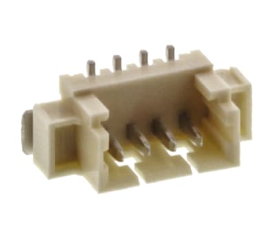 Product image for 4 way straight SMT header,1.25mm pitch