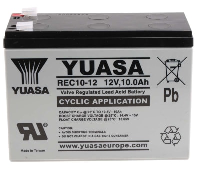 Product image for YUASA REC10-12 CYCLIC BATTERY