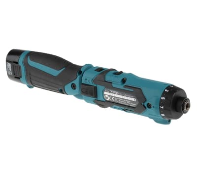 Product image for Makita DF012DSE 7.2V, Cordless Electric Screwdriver, Euro Plug