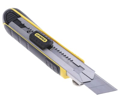 Product image for Stanley Retractable 25.0mm Light Duty Safety Knife with Snap-off Blade