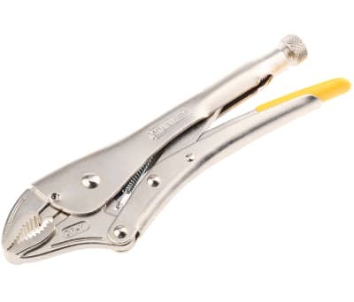 Product image for Locking Pliers Curved Jaw 225mm