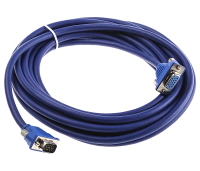 Product image for MALE /FEMALE LOW PROFILE AV CABLE 5M